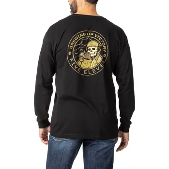 Pánské tričko Triko 5.11 BREWING UP VICTORY L/S - Black S