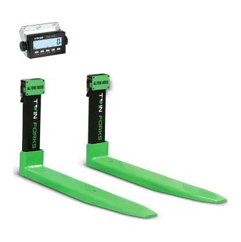 Paletový vozík Vážící vidlice LTF2500C s váživostí 2500kg pro vysokozdvižné vozíky (robustní vidlice, doplněné kompaktním indikátorem k zobrazení hmotnosti)