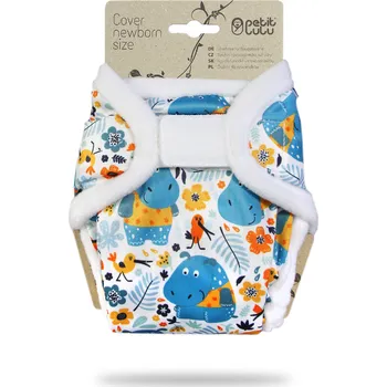 Plenkové kalhoty Petit Lulu s.r.o. Hroši v triku - novorozenecké svrchní kalhotky