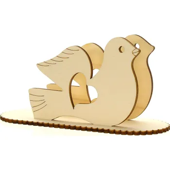 Vánoční dekorace Naše galanterie Stojánek na ubrousky ptáček