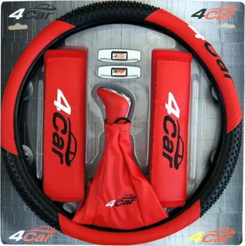 Potah na volant 4CAR 61-91 červený