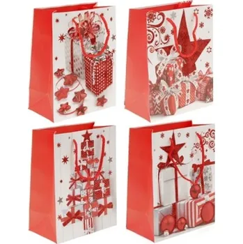 Dárková taška Dárková taška "VÁNOČNÍ MIX" 32x26x12/4dr