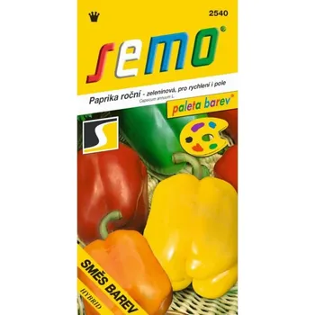 Semeno SEMO Paprika zel. sladká - Směs barev