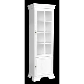 Knihovna Eoshop Vitrína Lora WRK1, borovice andersen, lamino