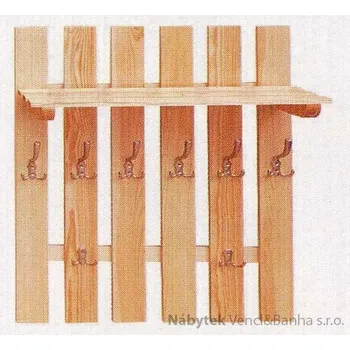 Věšák dřevěný závěsný věšák z masivního dřeva drewfilip 13