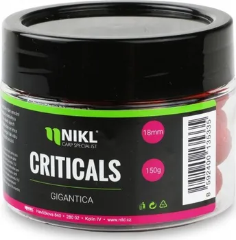 Boilies Nikl Criticals 18 mm/150 g