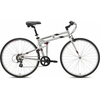 Skládací kolo Montague Crosstown L 21" silver 2022 + multifunkční nářadí zdarma