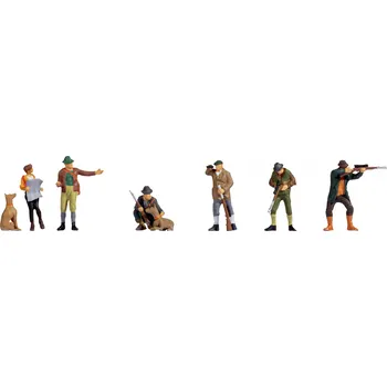 Modelová železnice NOCH N Lovci a lesníci natřená