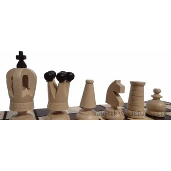 Šachy Desková hra, dřevěné šachy turistické ROYAL MINI 152 mad