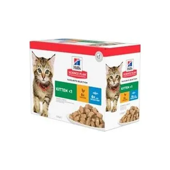 Krmivo pro kočku Hill’s Fel. kapsa Kitten Chicken&Ocean fish(12x85g)