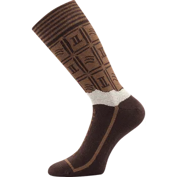 Pánské ponožky Ponožky - Čokoláda v dárkové krabičce - velikost 39-42 (Velikost 39-42)