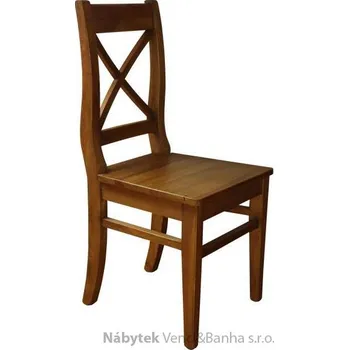 Jídelní židle dřevěná rustikální stylová jídelní židle z masivního dřeva borovice Mexicana D25 euromeb