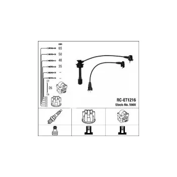 Zapalovací kabel Sada kabelů pro zapalování NGK RC-ET1216