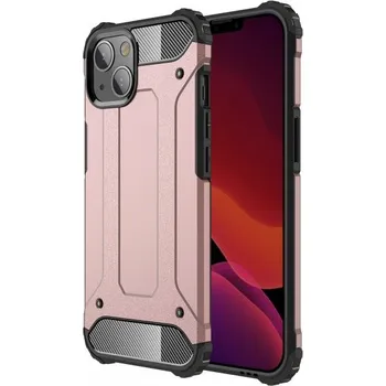 Super odolný "Armor" kryt pro iPhone 13 - růžovozlatý