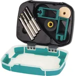 7-dílná sada diamantových vrtáků na obklady, keramiku a dlažbu Wolfcraft Ceramic - 5/6/8/10mm, vedení, přísavky, v kufru (8771000)