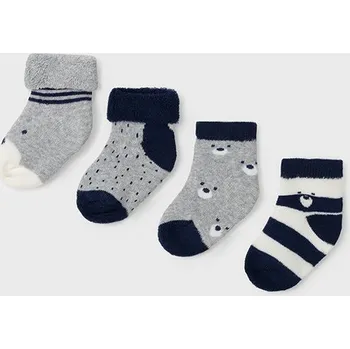 Dívčí pyžamo 4dílná sada ponožek Mayoral 9421-84 modré Rozměr: 6 měsíců