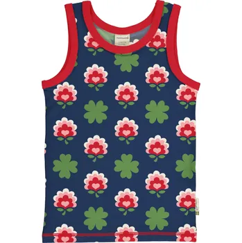 Dívčí tílko Dětské tílko Kytičky a čtyřlístky Maxomorra Velikost: 92/98