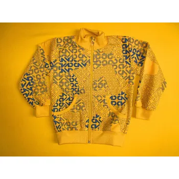 Chlapecká mikina Arex, ČR Bavlněná mikina celopotisk Digital 1 Barva: hořčicová, Velikost: 98