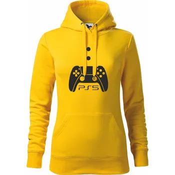 Dámská mikina Dámská mikina PS5 žlutá