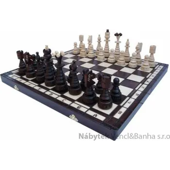 Šachy Desková hra, dřevěné šachy tradiční Stromečkové 114 mad