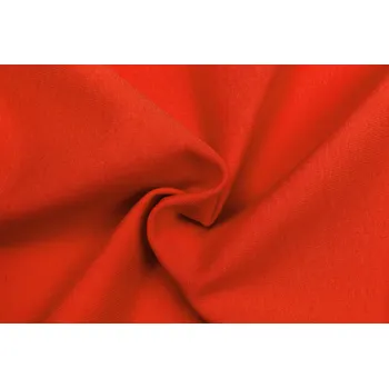 Teplákovina elastická BIO tmavě oranžová 250 g/m2