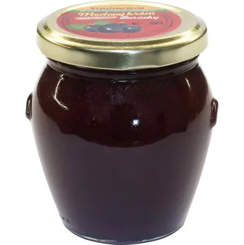 Včelařství M+M medový krém s borůvkami 250g