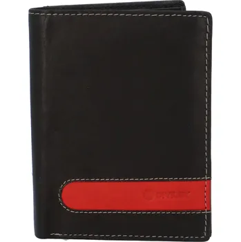 Peněženka Pánská kožená peněženka černá - Diviley D1900 černá
