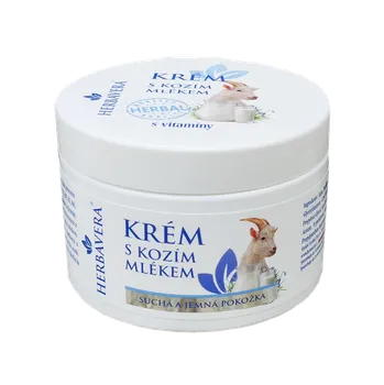 Pleťový krém Herbavera Krém s kozím mlékem a vitamíny 150 ml