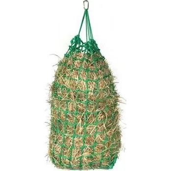 Bezuzlová síť na seno - oka 4,5 x 4,5 cm rozměr Síť na krmení 50 x 75 cm