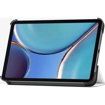 Pouzdro na mobilní telefon Pouzdro z PU kůže s funkcí uspání pro iPad mini 6 / mini 7 - bílé