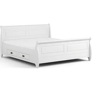 Postel Dvoulůžková postel Toskania 1 - 140 x 200 cm / bílá