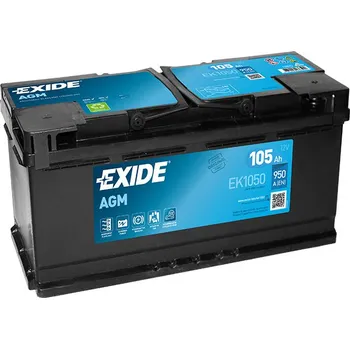 Autobaterie Autobaterie Exide Start-Stop AGM 12V 105Ah 950A EK1050