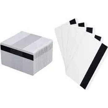 Karta Zebra PVC karty, s magnetickým proužkem (LoCo), balení 500ks karet na potisk, bílá barva