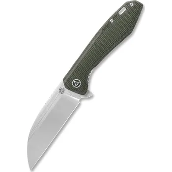 Pracovní nůž QSP knife Pelican, zavírací nůž s klipem, zelený QS118-E2
