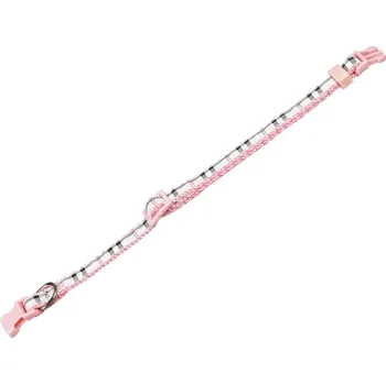 Obojek pro psa Nobby Tartan Obojek 20-35Cm Růžová
