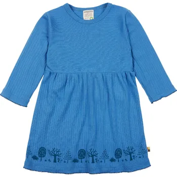 Dívčí šaty Dívčí šaty s dlouhým rukávem Modrá loud + proud Velikost: 110/116