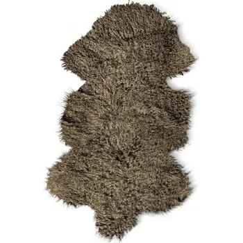 Podsedák Fellhof Jehněčí kožešina TIBET Zvolte variantu: Šedá, Velikost: 80 - 90 cm