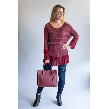 8547 halenka/106030 barva: bordó, velikost: UNI