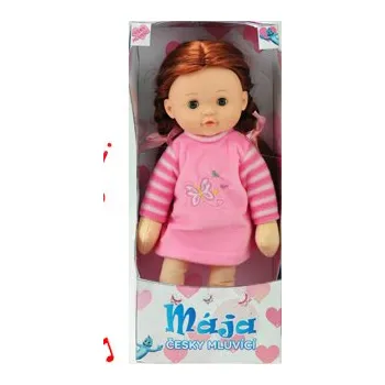 Česky mluvící panenka mrkací Maja 42 cm růžová