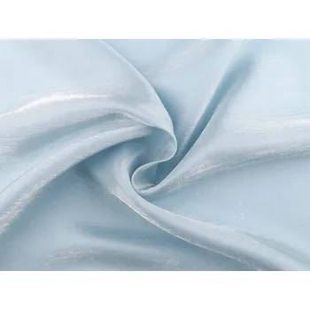 Šatovka se šanžánovým efektem BA + PES, barva 7 (7) modrá ledová