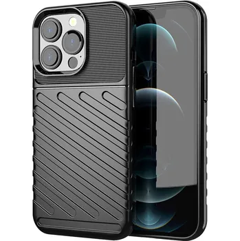 Beweare Thunder carbon kryt na iPhone 13 Pro Max - černý