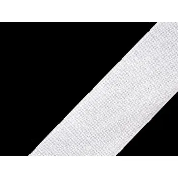 Suchý zip háček šíře 40 mm bílý, barva Bílá