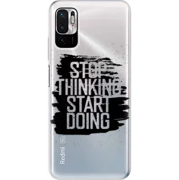 Pouzdro na mobilní telefon Odolné silikonové pouzdro iSaprio - Start Doing - black - Xiaomi Redmi Note 10 5G