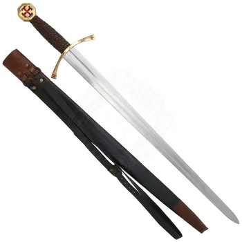 Replika zbraně Outfit4Events Gui de Foresta templářský meč