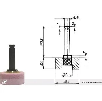 Brusný kotouč Texi Brusný kámen pro RSD-50, YH-935, MB-50