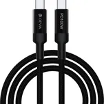 Synchronizační a nabíjecí kabel USB-C / USB-C DEVIA - 100W - 1,5m - černý