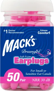 Špunt do uší Mack's Dreamgirl špunty do uší 50 párů