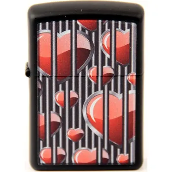ZIPPO schwarz color "Hearts Design" 60004396