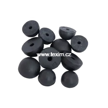 TEXIM Vodo těsnění půlkulaté černé čepička 3/4"