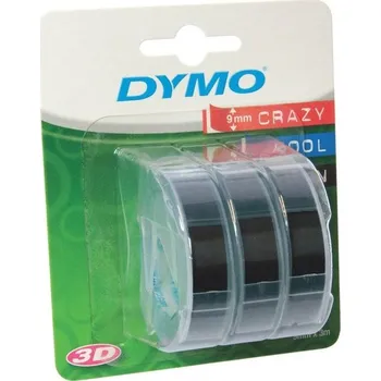 Tiskárna štítků DYMO páska 3D černá 3ks 9mm/3m S0847730